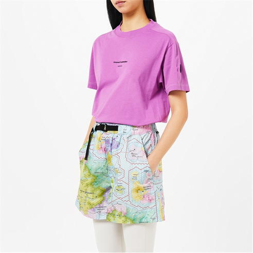 MONCLER GRENOBLE - Map Print Paperbag Shorts