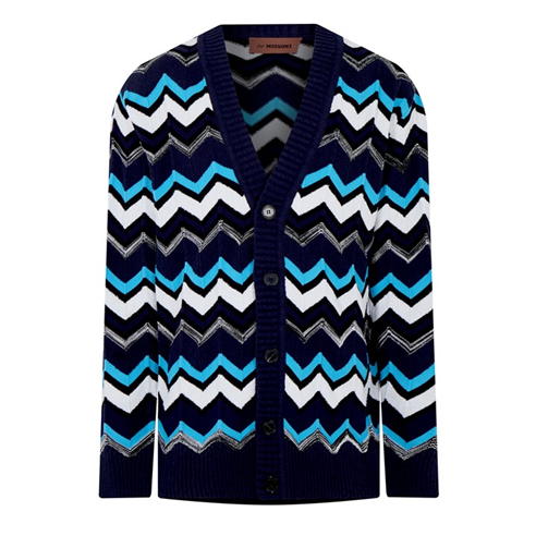 MISSONI - Chevron Striped Cardigan