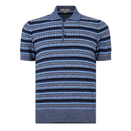 CANALI - Stripe Polo Shirt