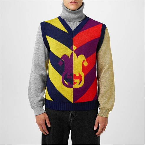GUCCI - Striped Jacquard Jumper