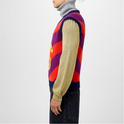 GUCCI - Striped Jacquard Jumper