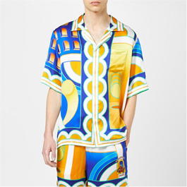 CASABLANCA - Silk Multiprint Shirt