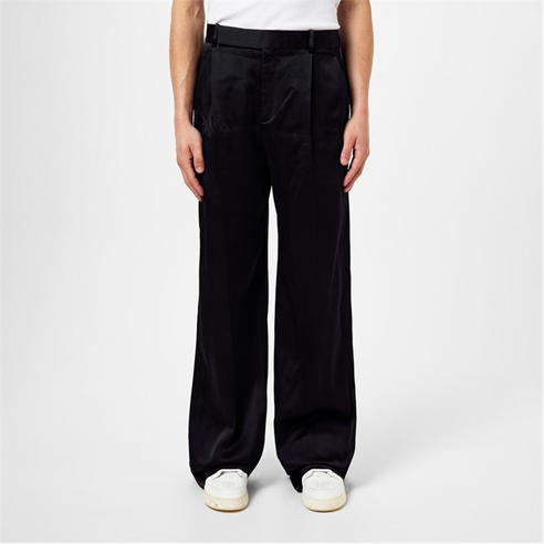 SAINT LAURENT - Silk Pantalone Trousers