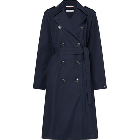 Tommy Hilfiger - COTTON BLEND DB TRENCH