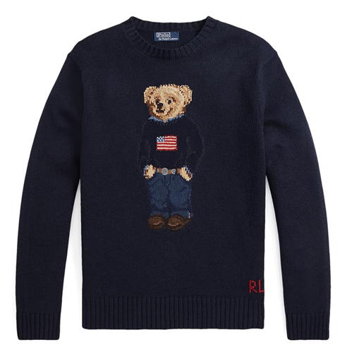 Polo Ralph Lauren - Polo Ralph Lauren US Flag Bear Crew Jumper