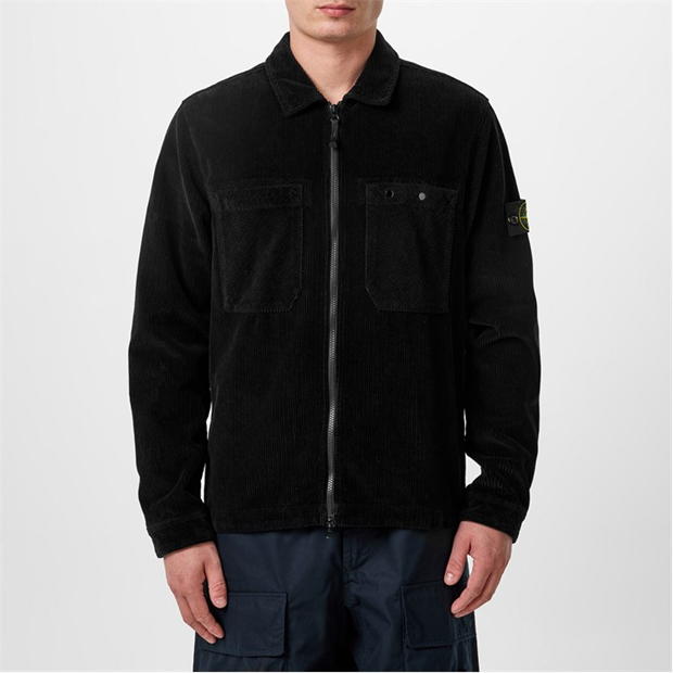 STONE ISLAND Compass Cotton Corduroy Overshirt Cruise Fashion