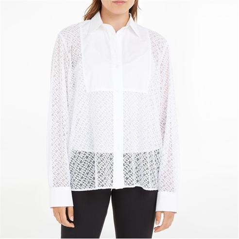 Tommy Hilfiger - AMD LACE RLXD FLEUR SHIRT
