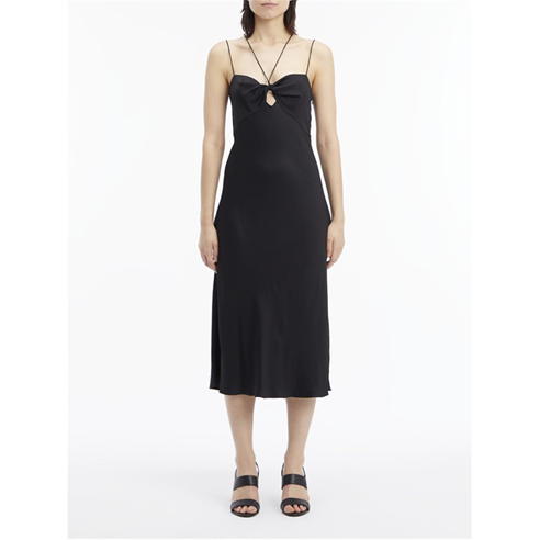Calvin Klein - MICRO STRAP TWIST SLIP DRESS