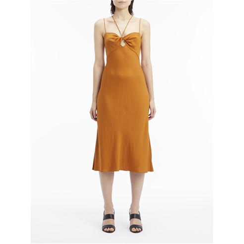 Calvin Klein - MICRO STRAP TWIST SLIP DRESS