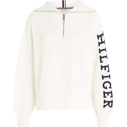 Tommy Hilfiger - PLACED HILFIGER half ZIP SWEATER