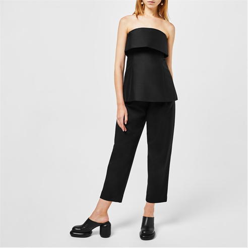 TOTEME - Deep Pleat Straight Trousers