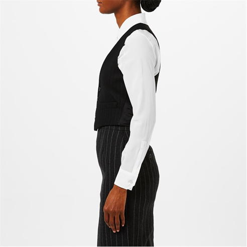 SAINT LAURENT - Saint PN STRP WCOAT Ld41