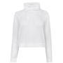 White - KORAL - Pump Open Pull Over Hoodie