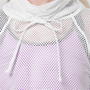 White - KORAL - Pump Open Pull Over Hoodie