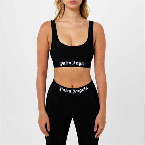 PALM ANGELS - Logo Sports Bra
