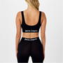 Black/Wht 1001 - PALM ANGELS - Logo Sports Bra