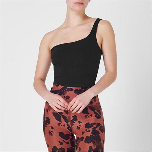 BEYOND YOGA - One Shoulder Cropped Tank