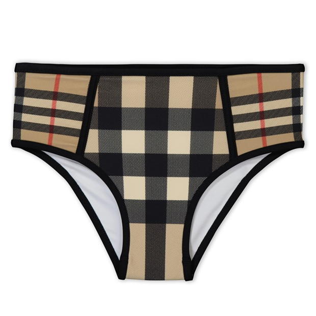 BURBERRY Noor Check Print Bikini Junior Girls Cruise Fashion