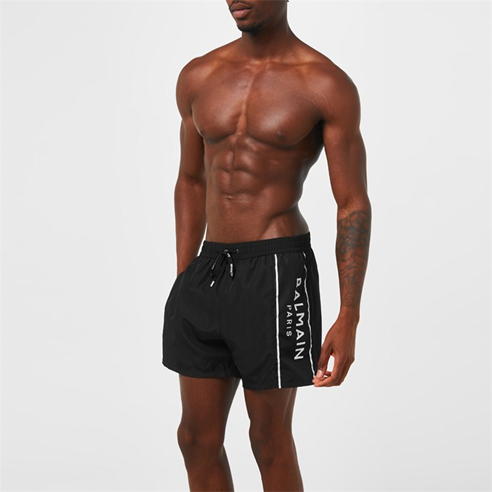 BALMAIN - Logo Swimshorts