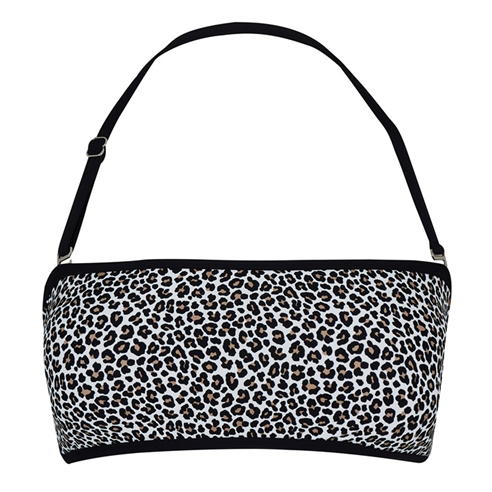 MICHAEL Michael Kors - MMK Bandeau Bikini Top - Leopard