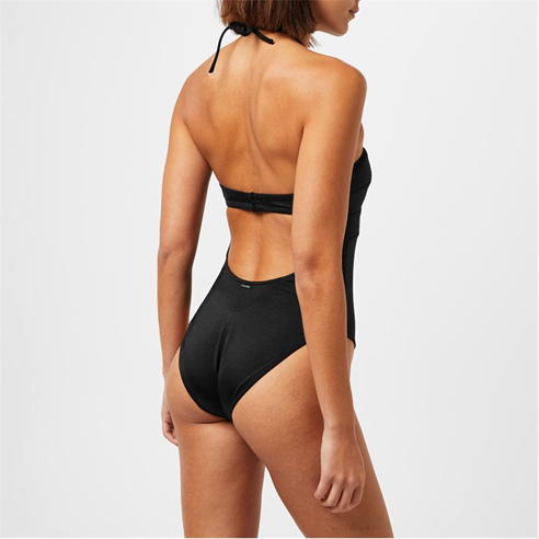 CALVIN KLEIN - Structured Halterneck Swimsuit