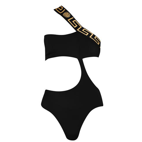 VERSACE ICON - Shoulder Swimsuit