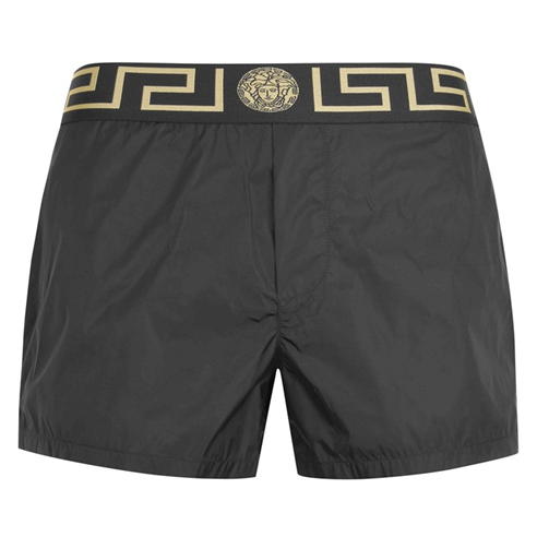 VERSACE ICON - Greca Waistband Swim Shorts