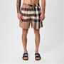 Arc Beige A7028 - BURBERRY - Big Check Swim Shorts