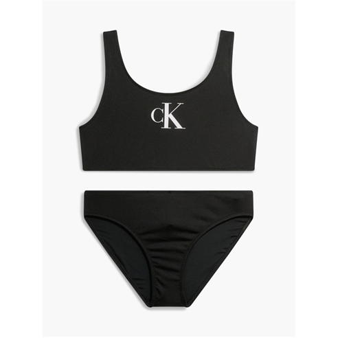 Calvin Klein - Girls Monogram Bralette Bikini Set