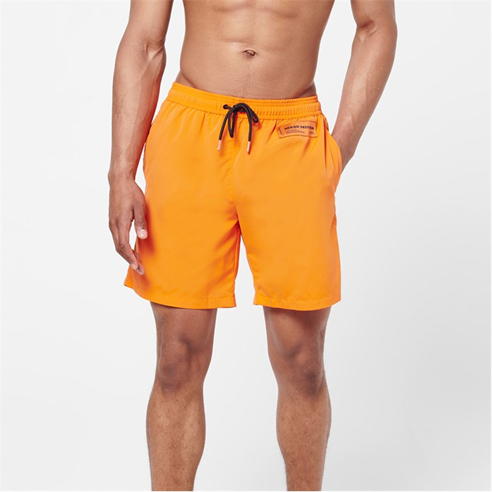 HERON PRESTON - Logo Patch Swim Shorts