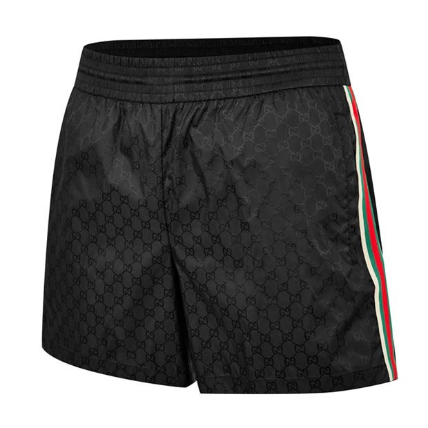 GUCCI Gg Jacquard Nylon Swim Shorts