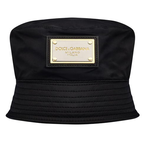 DOLCE AND GABBANA - Logo Plate Bucket Hat