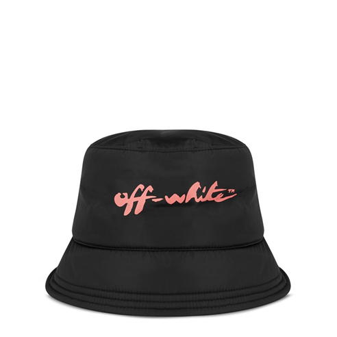 OFF WHITE - Script Print Bucket Hat
