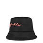 Black/Pink 1030 - OFF WHITE - Script Print Bucket Hat