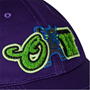 Purple/Gr - OFF WHITE - Logo-Patch Varsity Baseball Cap
