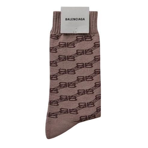 BALENCIAGA - Bb Monogram Socks