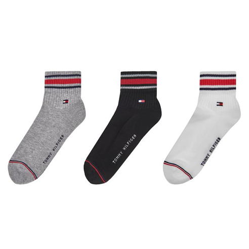 Tommy Hilfiger - 3 Pack Sports quarter Socks Mens