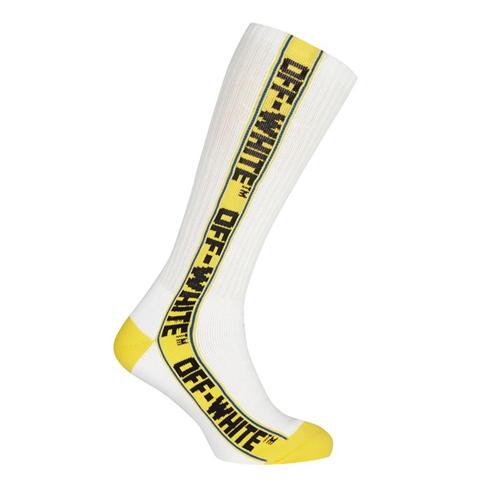 OFF WHITE - Industrial Belt Stripe Socks