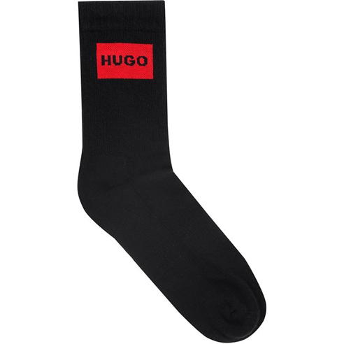 Hugo - 2 Pack Logo Label Crew Socks
