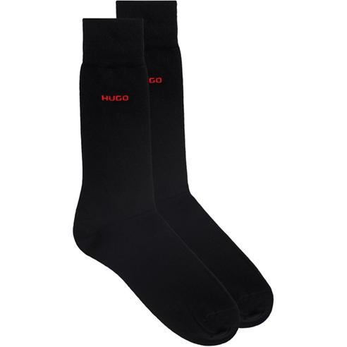 Hugo - 2 Pack Small Logo Crew Socks
