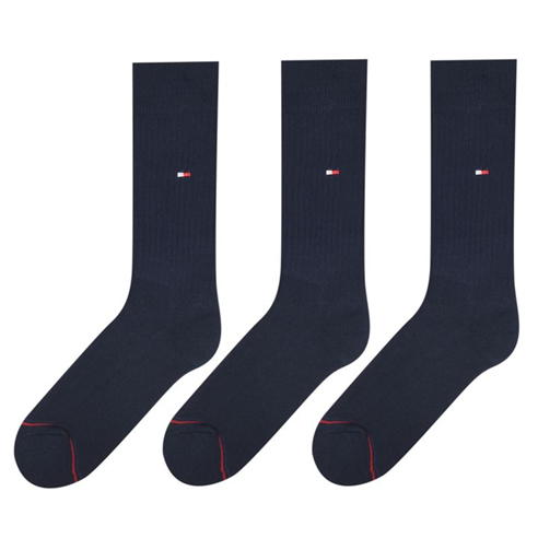 Tommy Hilfiger - Hilfiger Bodywear Sports 3 Pack Mens Crew Socks