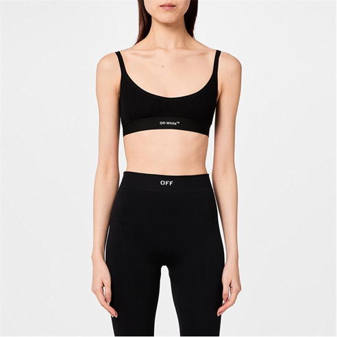 OFF WHITE - Helvetica Logo Bra