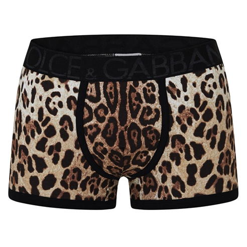 DOLCE AND GABBANA - Leopard Print Boxers