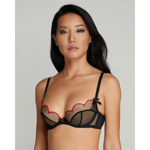 AGENT PROVOCATEUR - Lorna Heart Plunge Underwire Bra