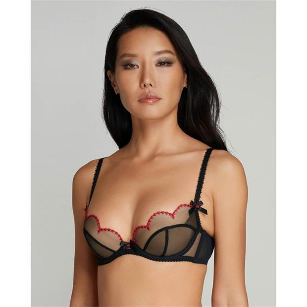 AGENT PROVOCATEUR - Lorna Heart Plunge Underwire Bra
