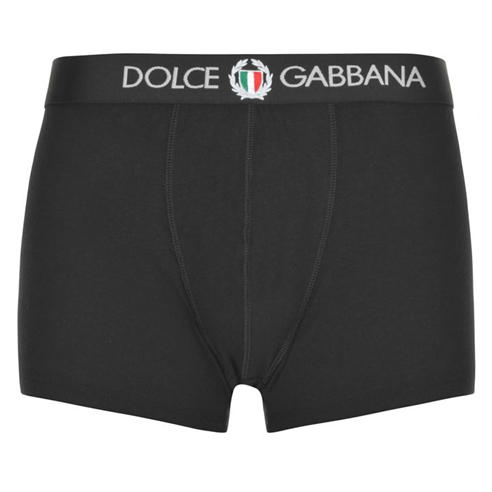 DOLCE AND GABBANA - Crest Logo Boxer Shorts