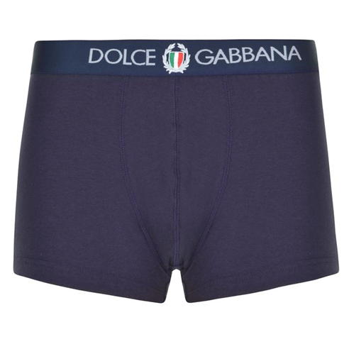 DOLCE AND GABBANA - Crest Logo Boxer Shorts