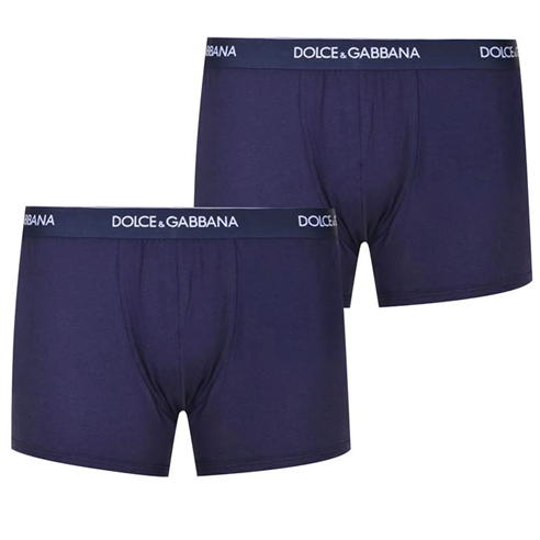 DOLCE AND GABBANA - Two Pack Stretch Cotton Boxers