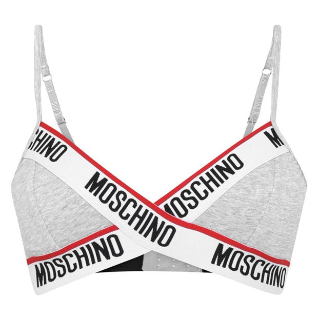 Band Logo triangle bra  Moschino Official Store