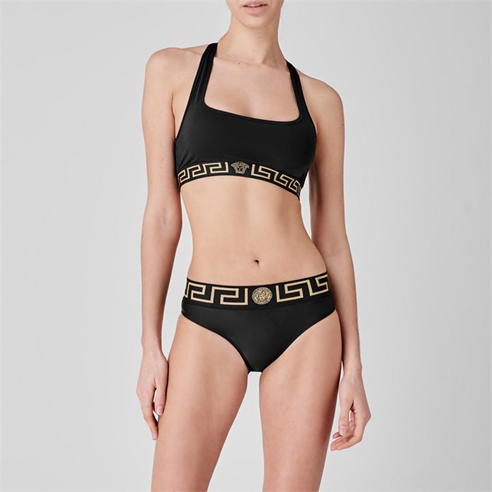 VERSACE ICON - Greca Border Sports Bra